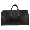 Louis Vuitton  Keepall 50 travel bag  in black epi leather - Detail D1 thumbnail