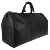 Sac de voyage Louis Vuitton  Keepall 50 en cuir épi noir - Detail D3 thumbnail