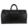 Bolsa de viaje Louis Vuitton  Keepall 50 en cuero Epi negro - Detail D5 thumbnail