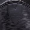 Bolsa de viaje Louis Vuitton  Keepall 50 en cuero Epi negro - Detail D6 thumbnail