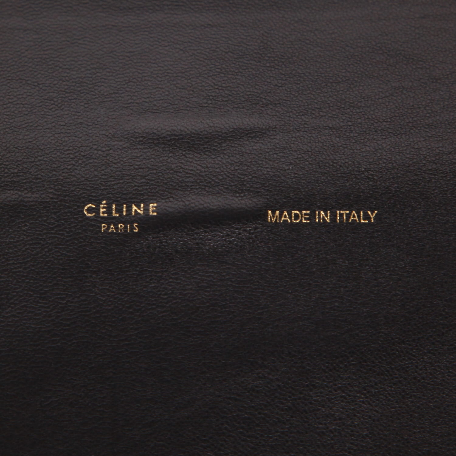 Bolsito de mano Celine   en cuero negro - Detail D2