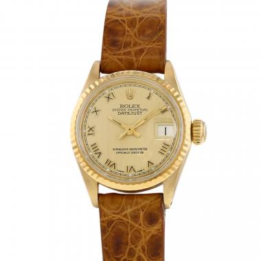 Montre Rolex Datejust Lady en or jaune Ref: Rolex - 6517  Vers 1970