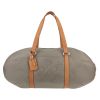 Louis Vuitton  Attaquant travel bag  in beige canvas  and natural leather - Detail D5 thumbnail