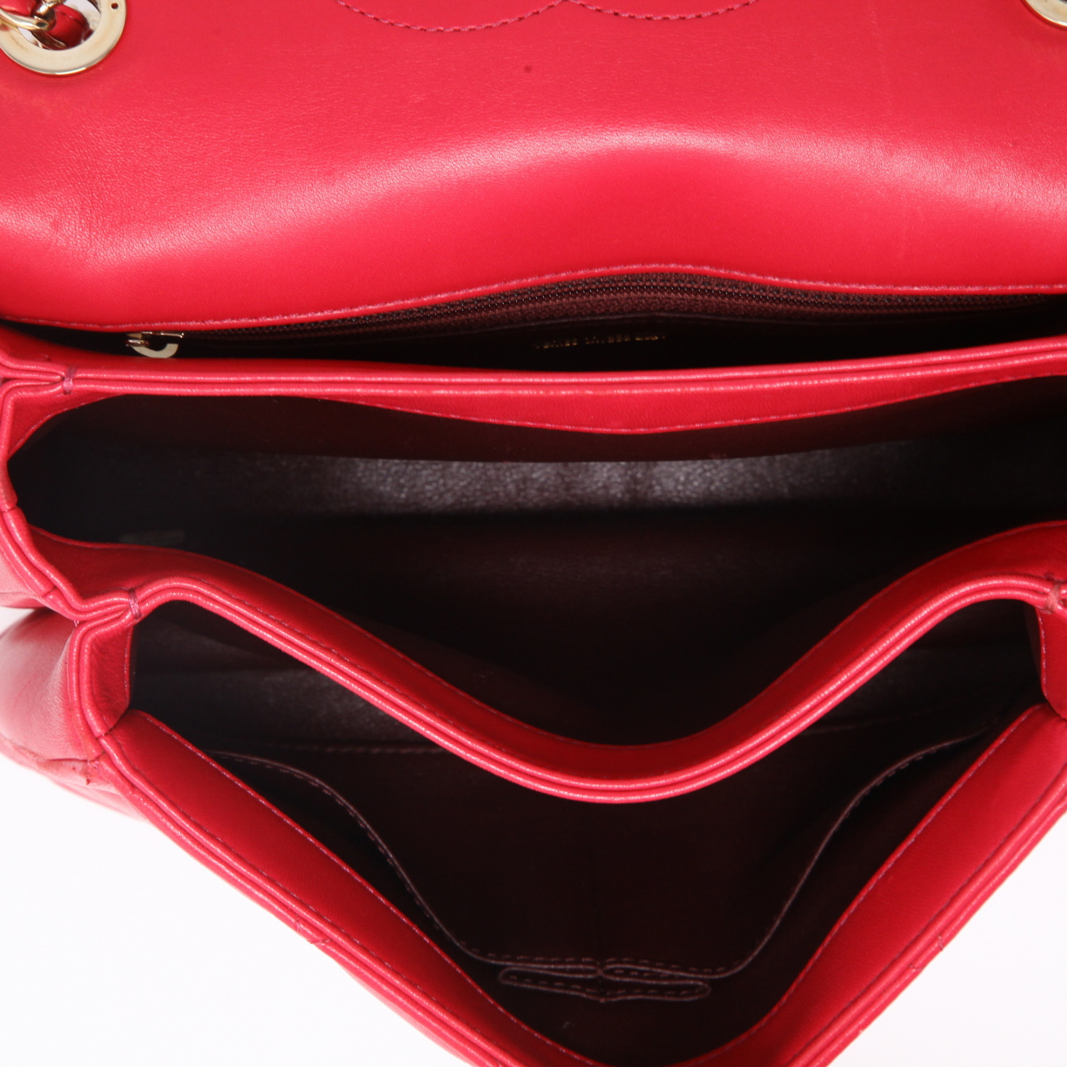 Chanel  Trendy CC shoulder bag  in pink quilted leather - Detail D3