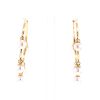 Dior Belle des Iles hoop earrings in pink gold and cultured pearls - 360 thumbnail