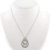 Fred Success large model necklace in white gold and diamonds - 360 thumbnail
