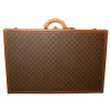 Maleta Louis Vuitton  Alzer 80 en lona Monogram revestida marrón y fibra vulcanizada - Detail D5 thumbnail