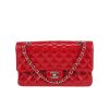 Chanel  Timeless Classic handbag  in red patent quilted leather - 360 thumbnail
