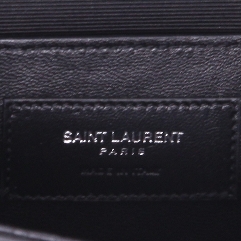 Saint Laurent  Kate shoulder bag  in black leather - Detail D2