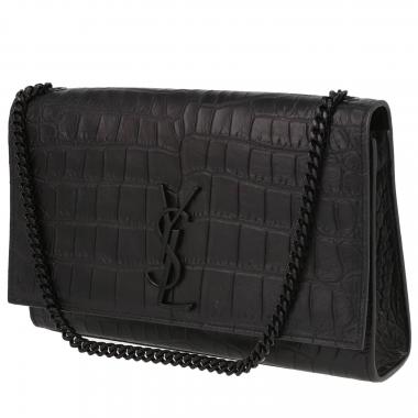 Sac yves saint discount laurent croco vert