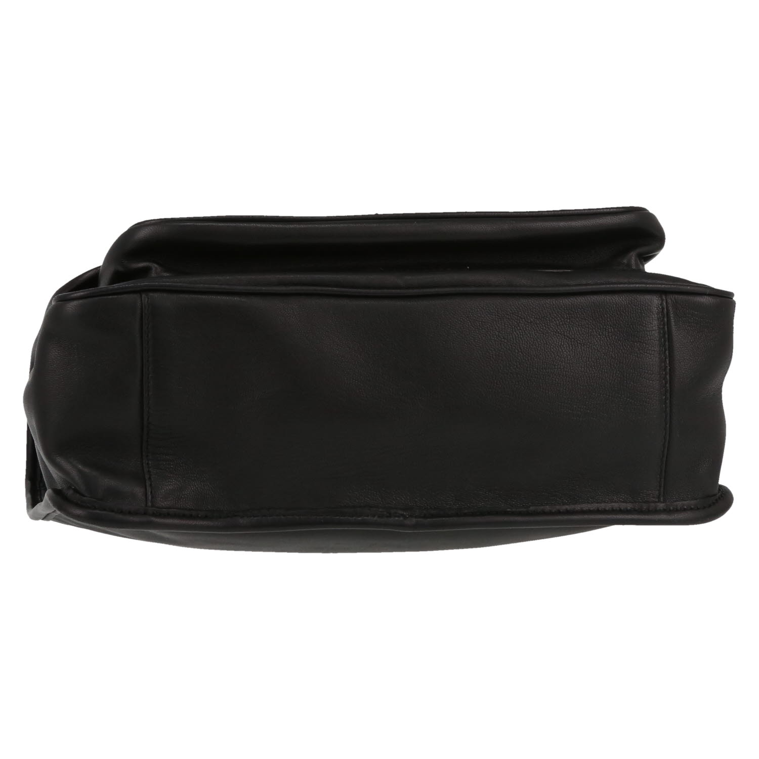 Sac bandoulière Saint Laurent  Niki moyen modèle  en cuir noir - Detail D1