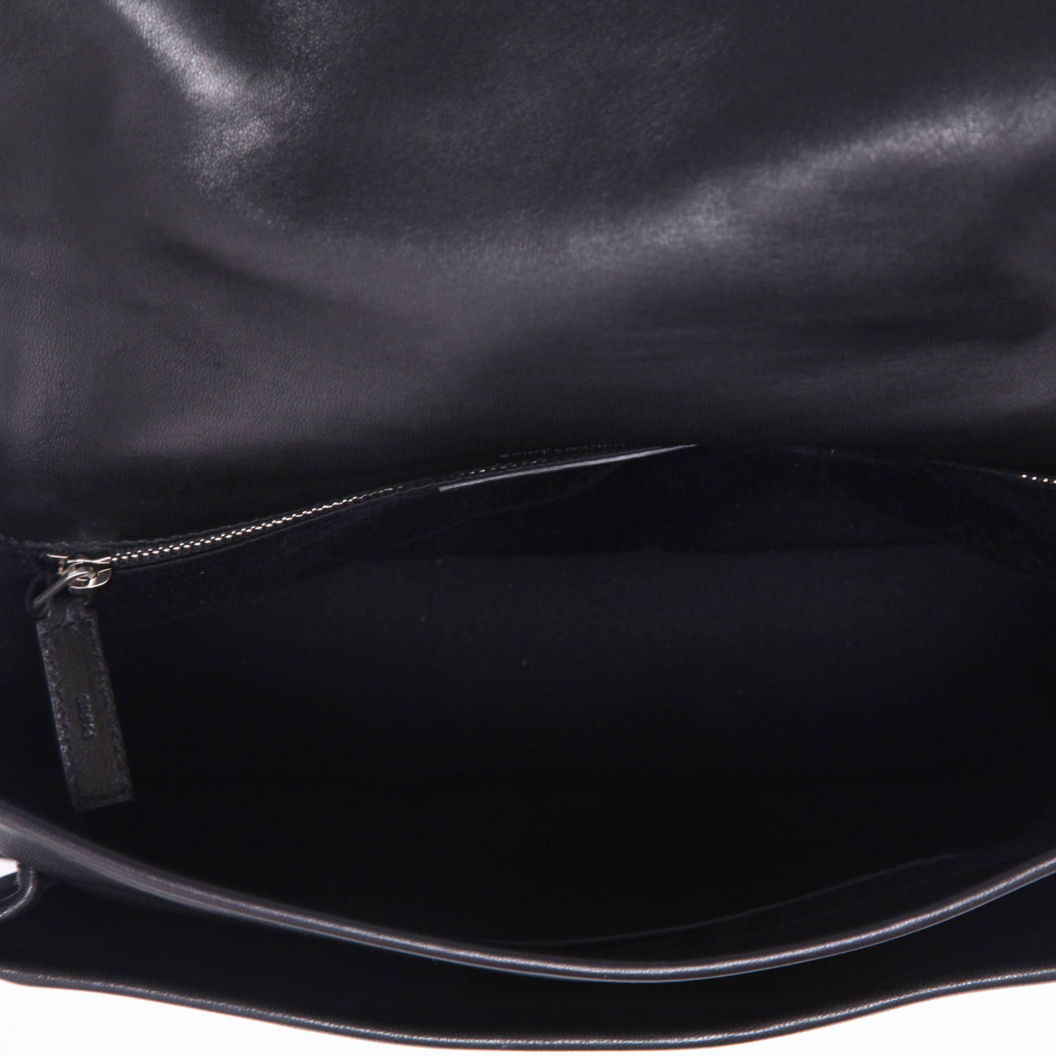 Saint Laurent  Niki medium model  shoulder bag  in black leather - Detail D3
