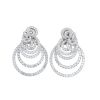 De Grisogono Gypsy earrings in white gold and diamonds - 360 thumbnail