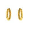 Vintage hoop earrings in 14 carats yellow gold - 00pp thumbnail