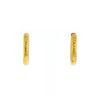 Vintage hoop earrings in 14 carats yellow gold - 360 thumbnail