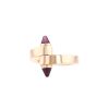 Cartier Menotte ring in pink gold and amethyst - 00pp thumbnail