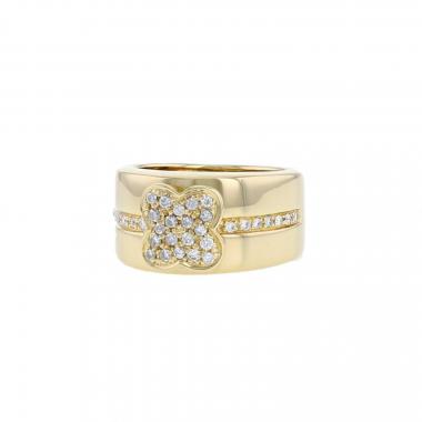 Mauboussin Subtile Nuance ring in yellow gold and diamonds