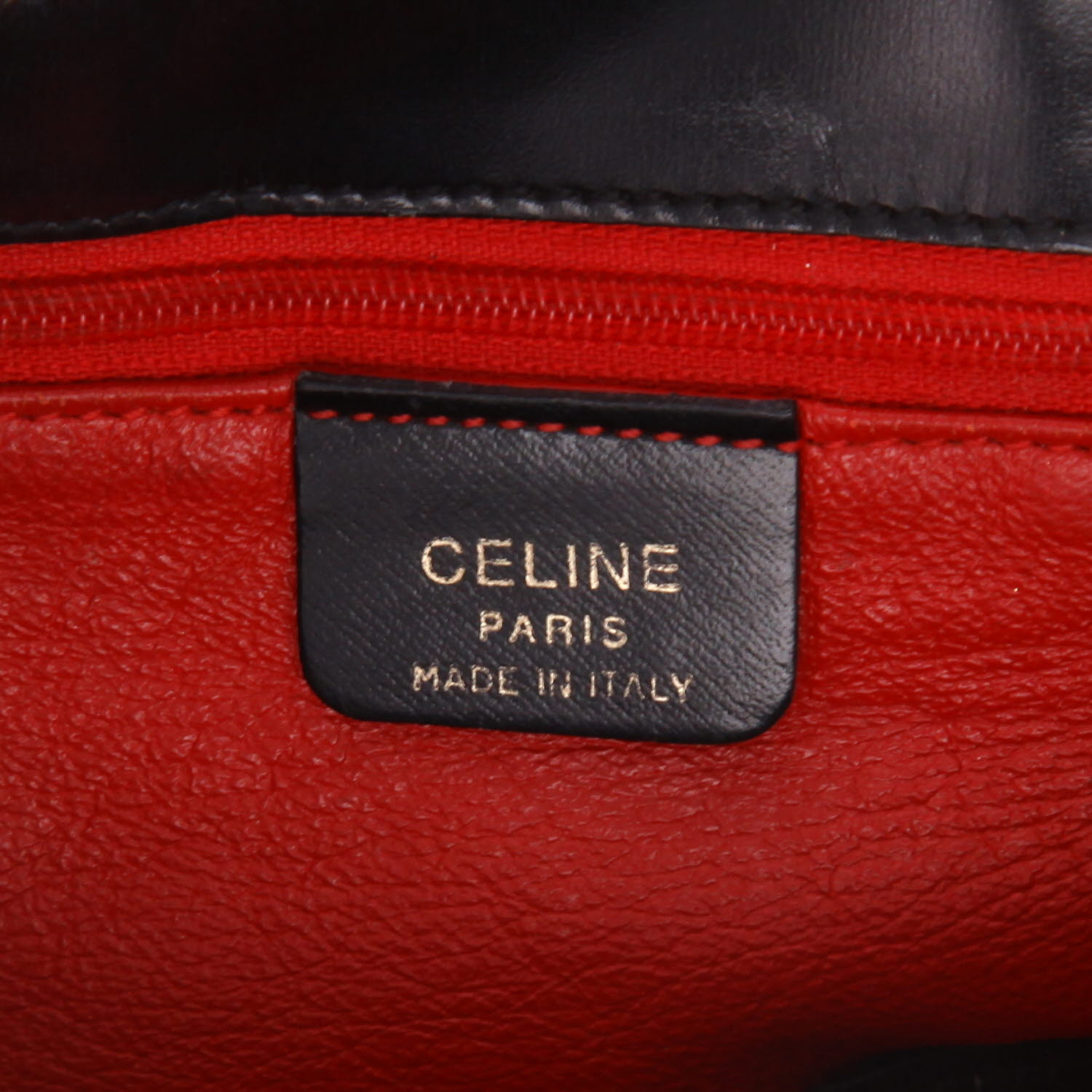 Borsa Celine  Vintage in pelle nera - Detail D2