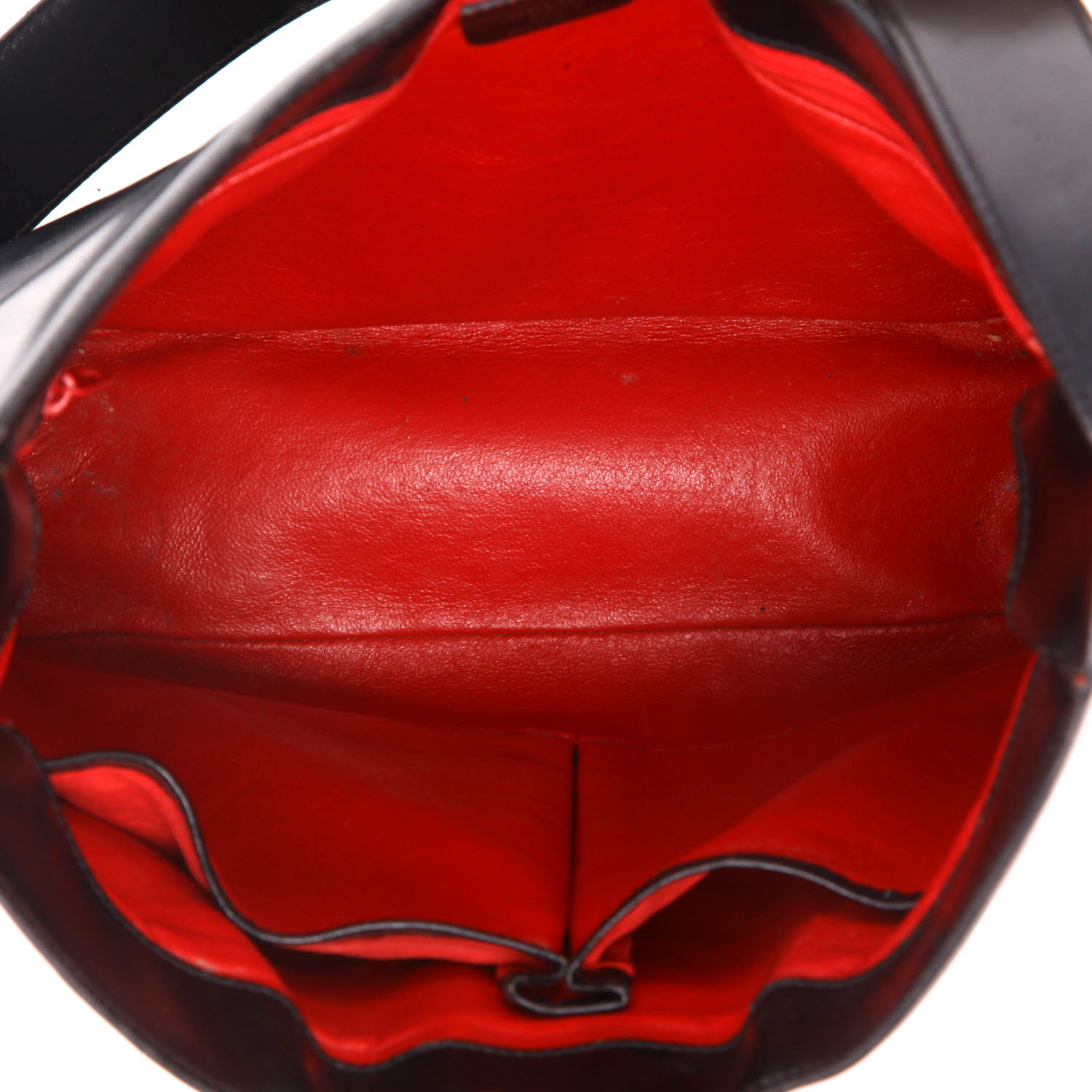 Bolso de mano Celine  Vintage en cuero negro - Detail D3