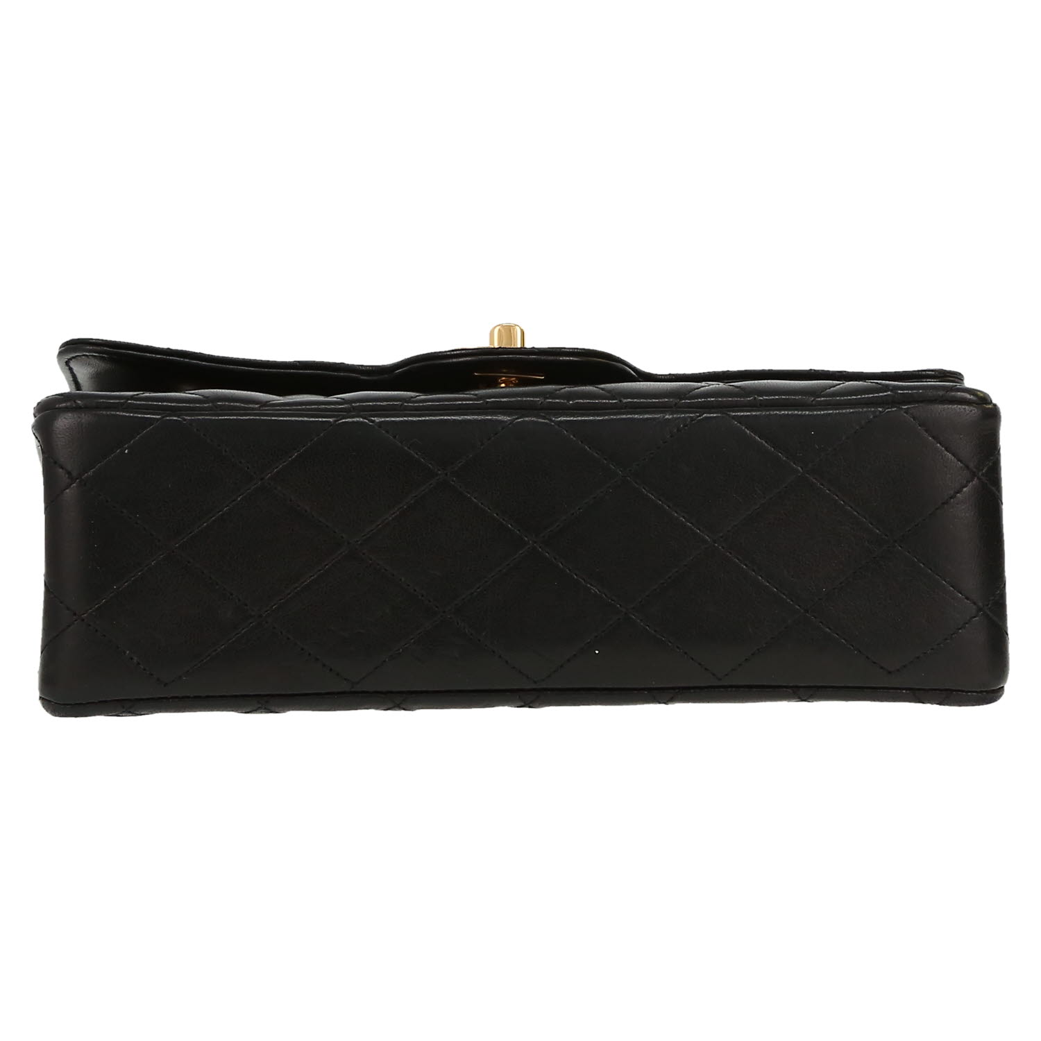 Bolso bandolera Chanel  Timeless Petit en cuero acolchado negro - Detail D1