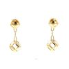 Articulated Cartier Pasha earrings in yellow gold - 360 thumbnail