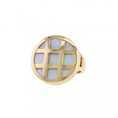 Anello Cartier Pasha in oro giallo e madreperla