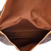 Sac bandoulière Louis Vuitton  Saumur en toile monogram marron et cuir naturel - Detail D3 thumbnail