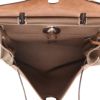 Hermès  Herbag bag worn on the shoulder or carried in the hand  in etoupe canvas  and dark brown leather - Detail D3 thumbnail