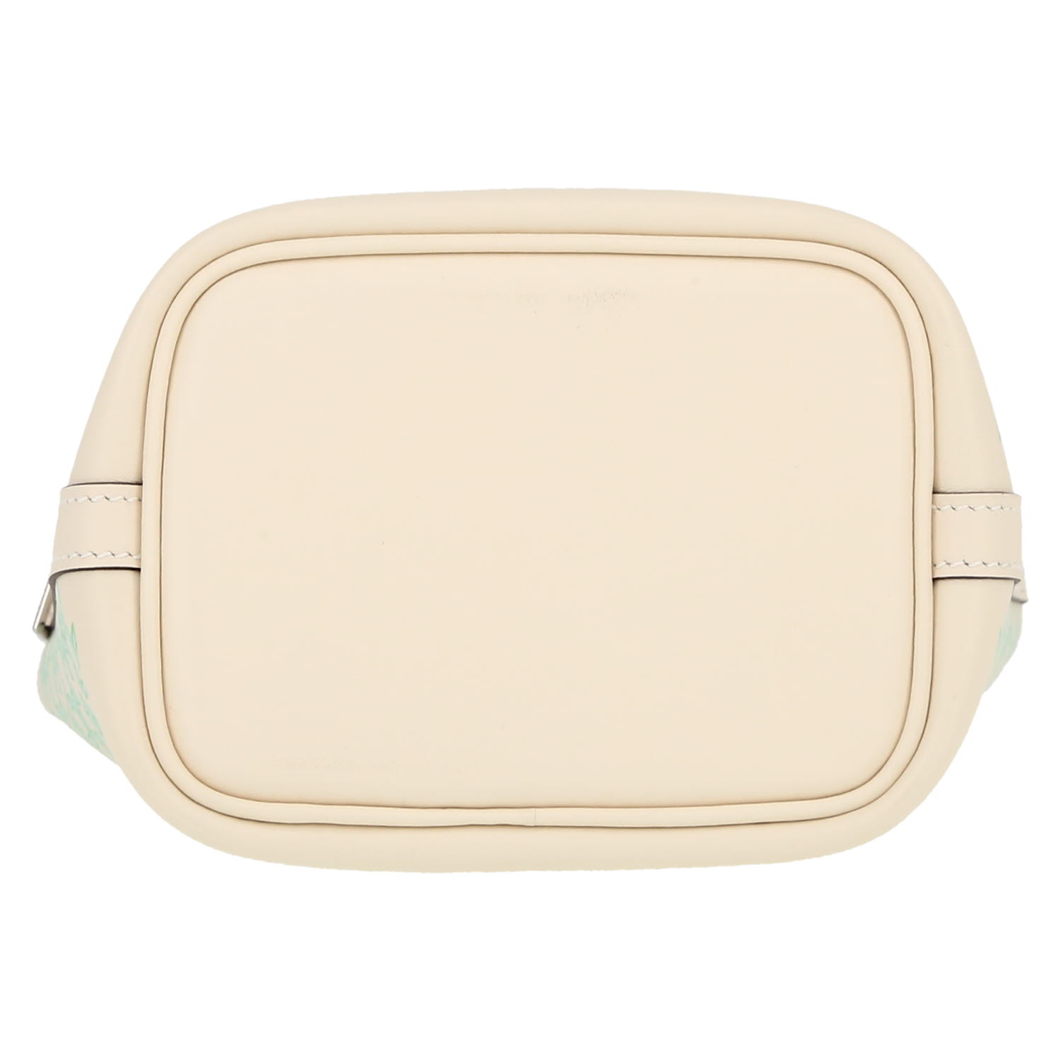Borsa Hermès  Picotin 22 cm modello piccolo  in pelle Swift Nata e verde - Detail D1