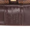 Louis Vuitton  Alma small model  handbag  in brown damier canvas  and brown leather - Detail D2 thumbnail