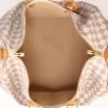 Louis Vuitton  Keepall 45 travel bag  in azur damier canvas  and natural leather - Detail D3 thumbnail