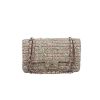 Chanel  Timeless handbag  in blue, green and pink tweed - 360 thumbnail