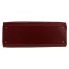 Hermès  Kelly 32 cm vintage used from 1985' handbag in burgundy box leather - Detail D1 thumbnail