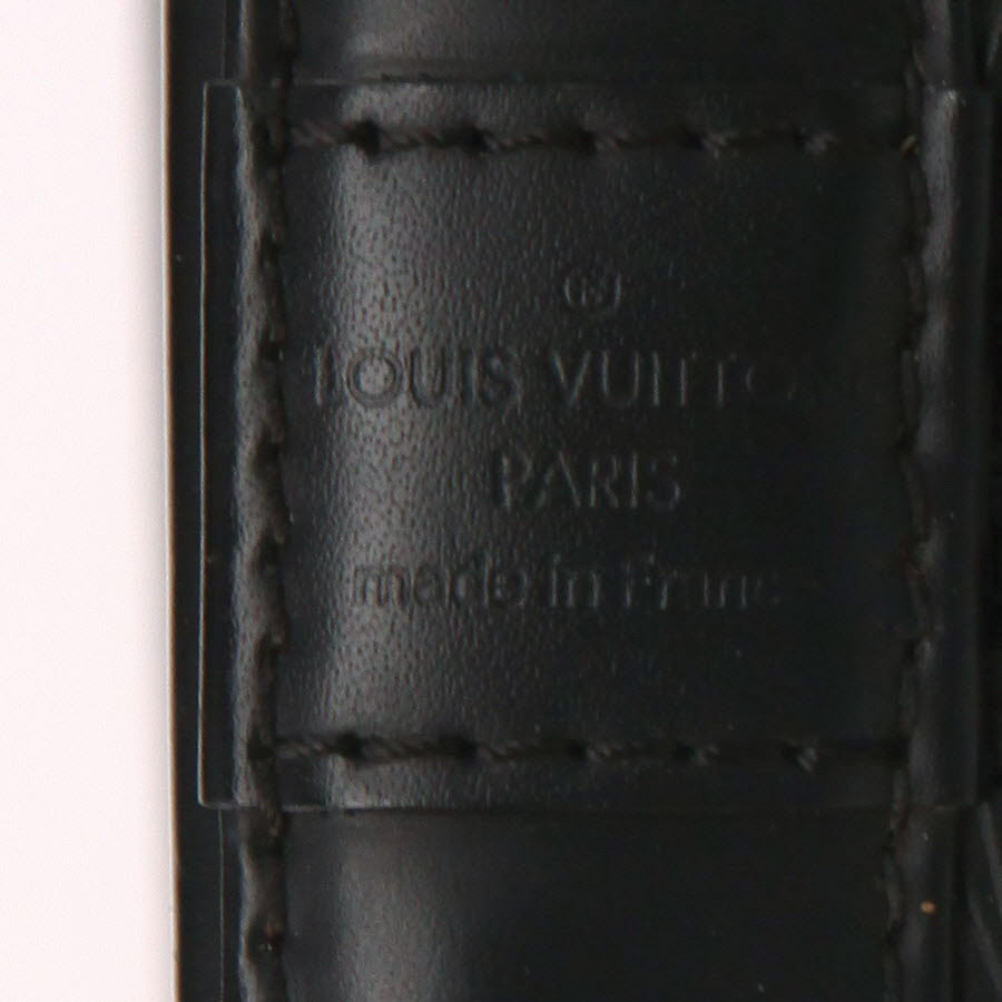 Borsa Louis Vuitton  Alma modello piccolo  in pelle Epi verniciata nera - Detail D2