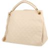 Louis Vuitton  Artsy handbag  in beige empreinte monogram leather  and natural leather - 00pp thumbnail