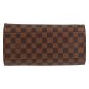 Borsa Louis Vuitton  Triana in tela a scacchi ebana e pelle lucida marrone - Detail D1 thumbnail