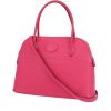 Hermès  Bolide 27 cm handbag  in Rose Shocking Mysore leather - 00pp thumbnail