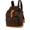 Louis Vuitton  Montsouris backpack  in brown monogram canvas  and natural leather - 00pp thumbnail