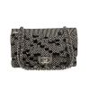 Chanel  Timeless handbag  in black and white canvas - 360 thumbnail
