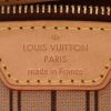 Louis Vuitton  Neverfull small model  shopping bag  in brown monogram canvas  and natural leather - Detail D2 thumbnail