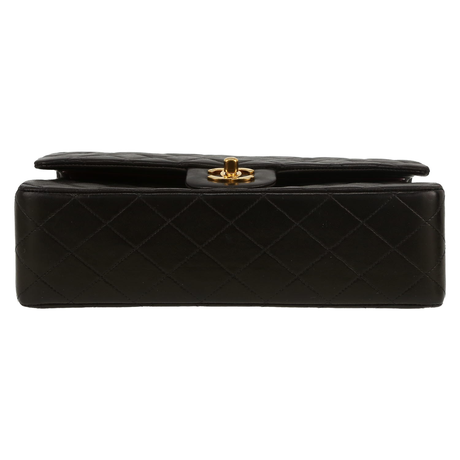 Bolso de mano Chanel  Timeless Classic en cuero acolchado negro - Detail D1