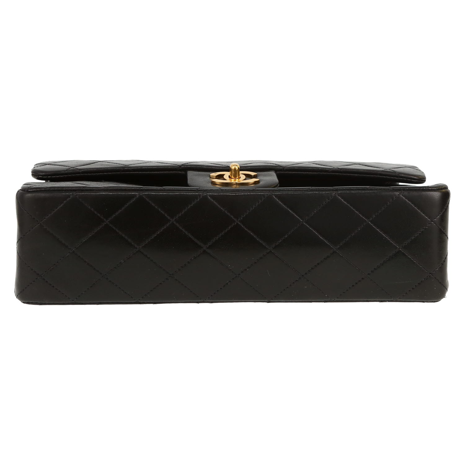 Bolso de mano Chanel  Timeless en cuero acolchado negro - Detail D1