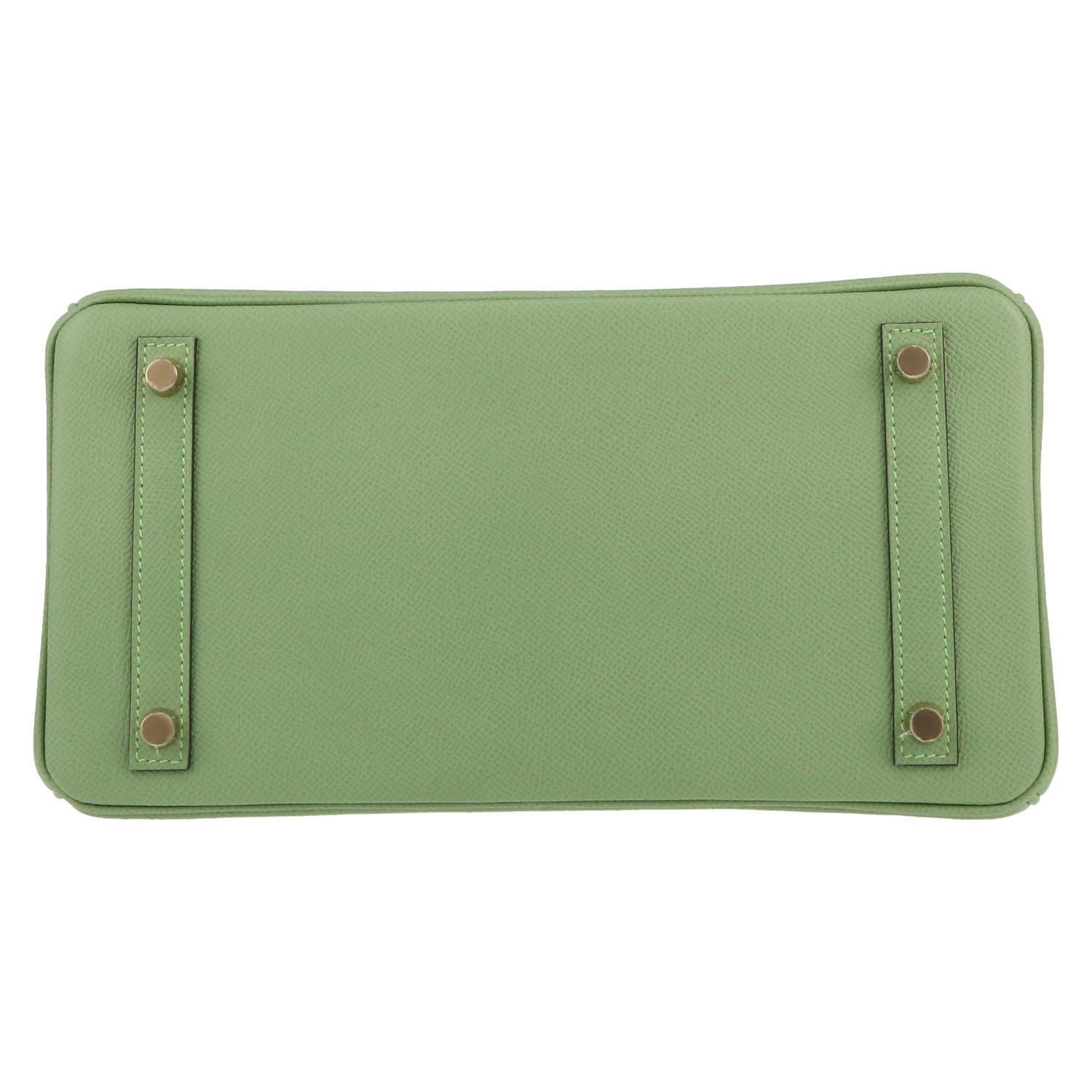 Hermès  Birkin 30 cm handbag  in Vert Criquet epsom leather - Detail D1