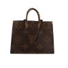 Louis Vuitton  Onthego shopping bag  in brown two tones  monogram canvas - 360 thumbnail