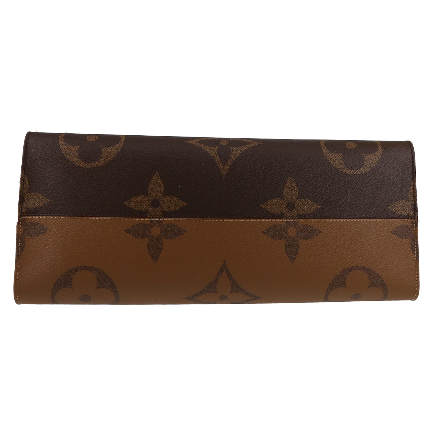 Sac cabas Louis Vuitton  Onthego en toile monogram deux tons marron - Detail D1