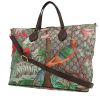 Borsa a tracolla Gucci  Suprême GG in tela monogram cerata beige e pelle marrone - 00pp thumbnail