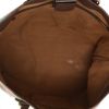 Sac bandoulière Gucci  Suprême GG en toile monogram enduite beige et cuir marron - Detail D3 thumbnail