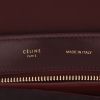 Bolso de mano Celine  Trapeze modelo mediano  en cuero color burdeos y ante rojo - Detail D2 thumbnail