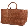Bottega Veneta  Cabat shopping bag  in brown intrecciato leather - 00pp thumbnail