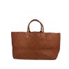 Shopping bag Bottega Veneta  Cabat in pelle intrecciata marrone - 360 thumbnail